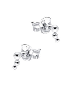Silver Dots Stud Earring STS-6884